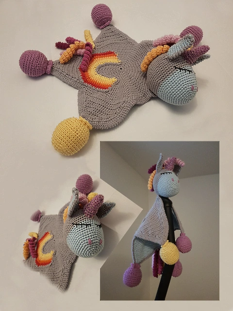 Handgearbeitetes Einhorn