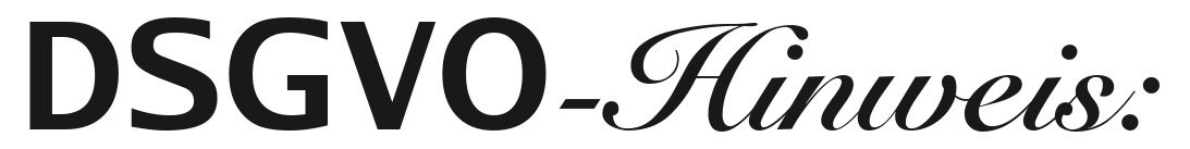 DSGVO-Hinweis: